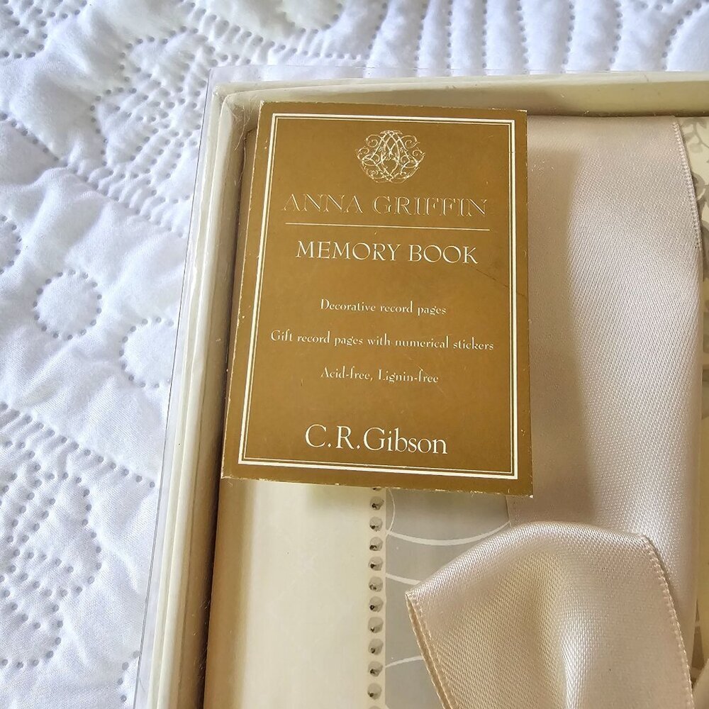 Vintage Anna Griffin Wedding Memory Book By C.R. Gibson Decorative Pages - Picture 6 of 16